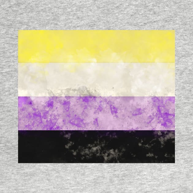 Nonbinary Pride Flag - Water color by MeowOrNever